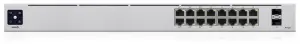 Switch|UBIQUITI|USW-16-POE|Type L2|Desktop/pedestal|Rack|16x10Base-T / 100Base-TX / 1000Base-T|2xSFP|PoE ports 16|PoE+ ports 8|18 Watts|USW-16-POE