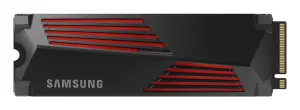 SSD|SAMSUNG|990 PRO with Heatsink|2TB|M.2|PCIE|NVMe|MLC|Write speed 6900 MBytes/sec|Read speed 7450 MBytes/sec|2.3mm|TBW 1200 TB|MTBF 1500000 hours|MZ-V9P2T0GW