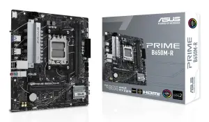 Mainboard|ASUS|AMD B650|SAM5|Micro-ATX|Memory DDR5|Memory slots 2|1xPCI-Express 4.0 1x|2xPCI-Express 4.0 16x|2xM.2|1xHDMI|4xUSB 2.0|2xUSB 3.2|1xRJ45|3xAudio port|PRIMEB650M-R