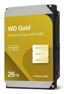 HDD|WESTERN DIGITAL|Gold|26TB|SATA|512 MB|7200 rpm|3,5"|WD261KRYZ