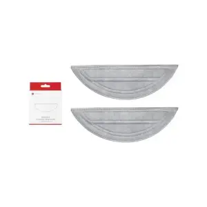 Vacuum Cleaner Accessory|ROBOROCK|Double Vibrarise 2.0 Mop Cloth|For Saros 10|8.02.0396