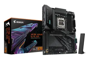 Mainboard|GIGABYTE|AMD X870E|Socket AM5|ATX|RAM DDR5-SDRAM|4xSlots|Wi-Fi Yes|Bluetooth Yes|4xNumber of M.2 (M) slots|X870E A ELITE X|X870EAELITEX