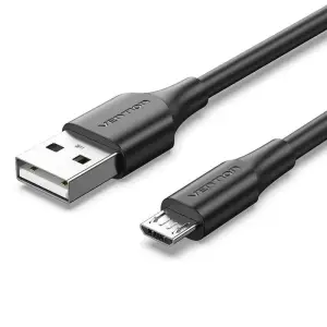 CABLE USB2.0 TO MICRO-B/0.25M BLACK CTIBC VENTION