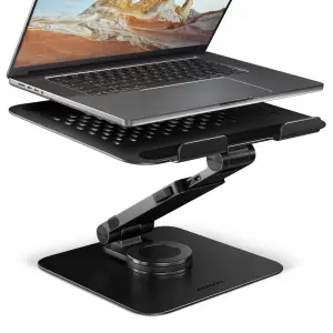 NB ACC STAND 10-17" ROTATING/ALUMINUM STND-LRB AXAGON